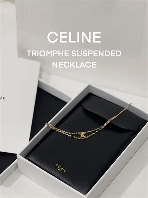 celine สร้อย|unboxing celine necklace.